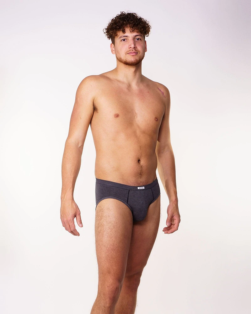 Bodyskin - Bamboo Brief : Charcoal