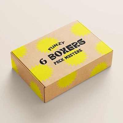 Mystery pack of 6 Funzy boxers