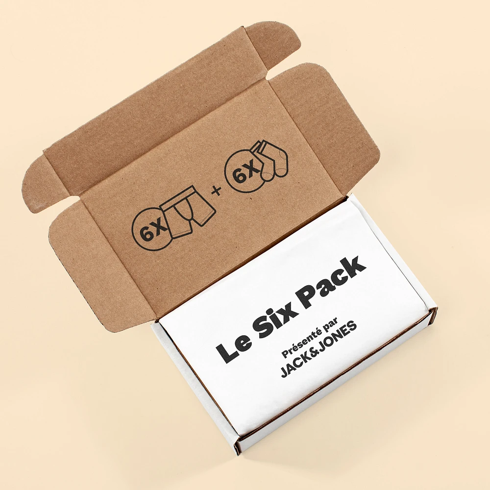 The Jack & Jones Six Pack: 6 boxers and pairs of socks