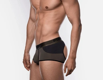 Boxer court avec accès Free-fit Military