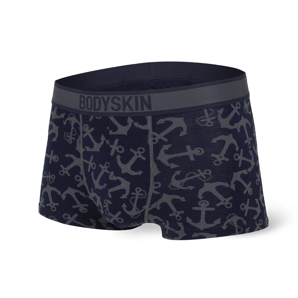 Boxer court Bodyskin Swag bleu avec ancres