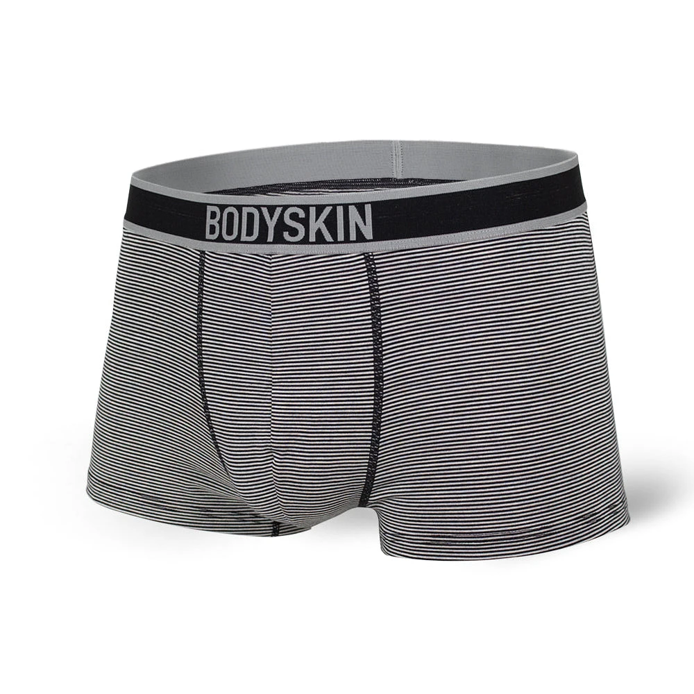 Boxer court Bodyskin Swag charcoal avec lignes