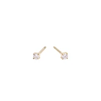 Boucles d'oreilles pierre 2mm