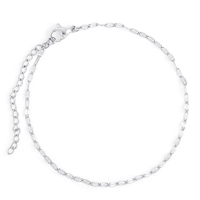 Bracelet coupe diamant acier inox