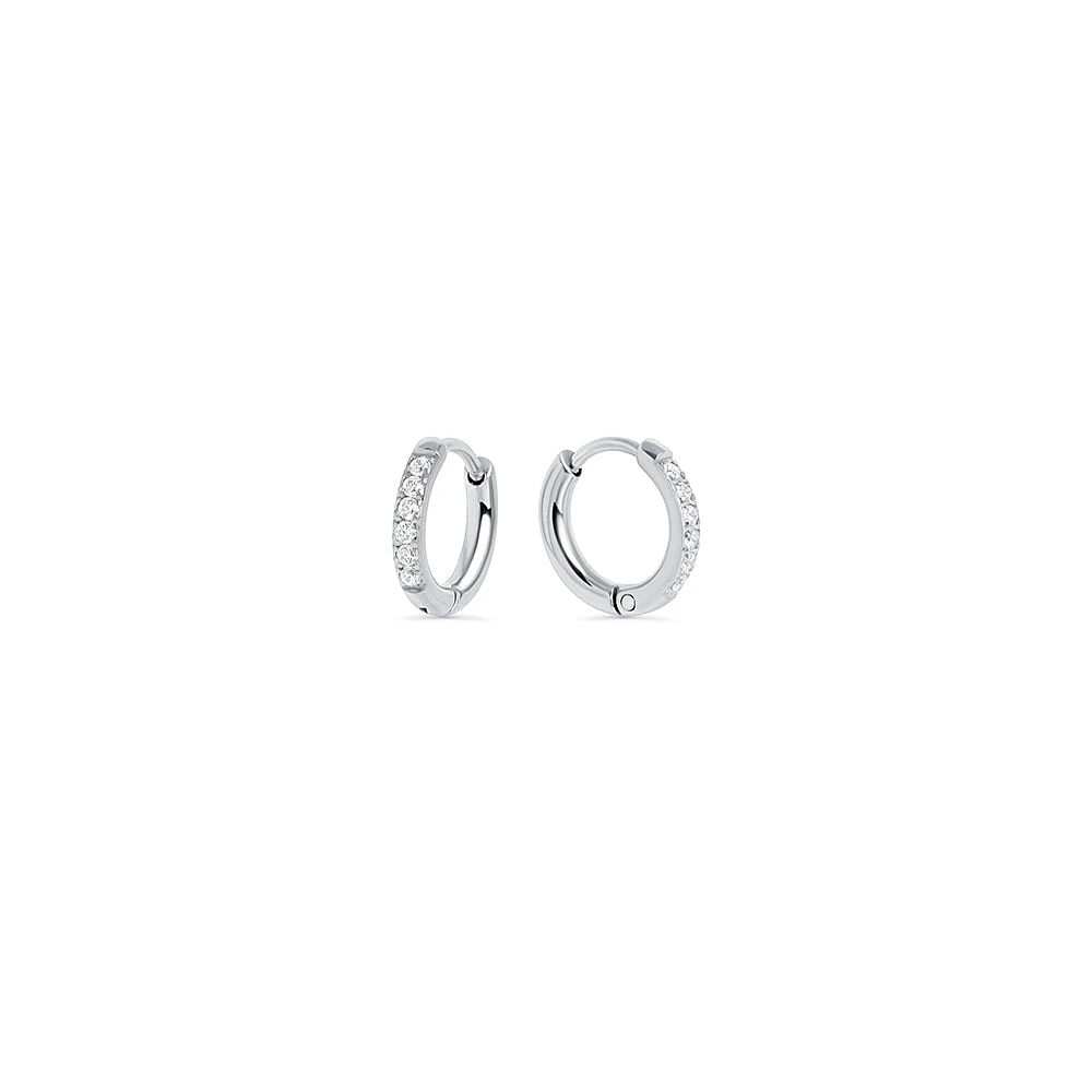 Mini Boucles d'Oreilles Dormeuses Stacks Chic - 8mm