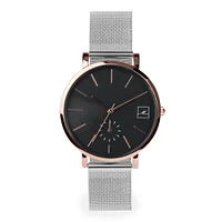 Montre mèche acier inox