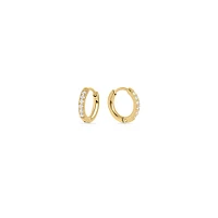Mini Boucles d'Oreilles Dormeuses Stacks Chic - 8mm