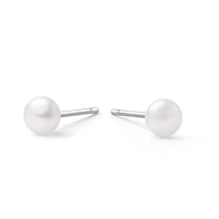 Boucles oreilles perle 3 mm acier inox