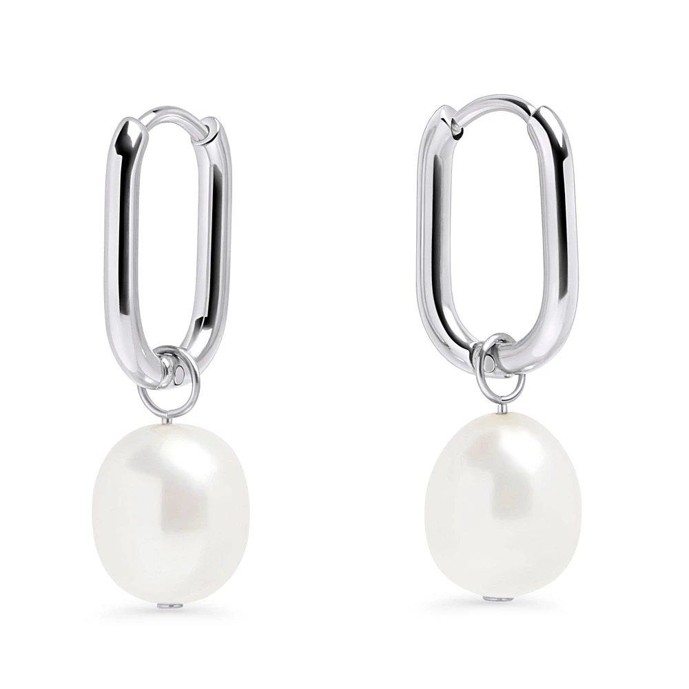 Boucles dormeuses perles Opale