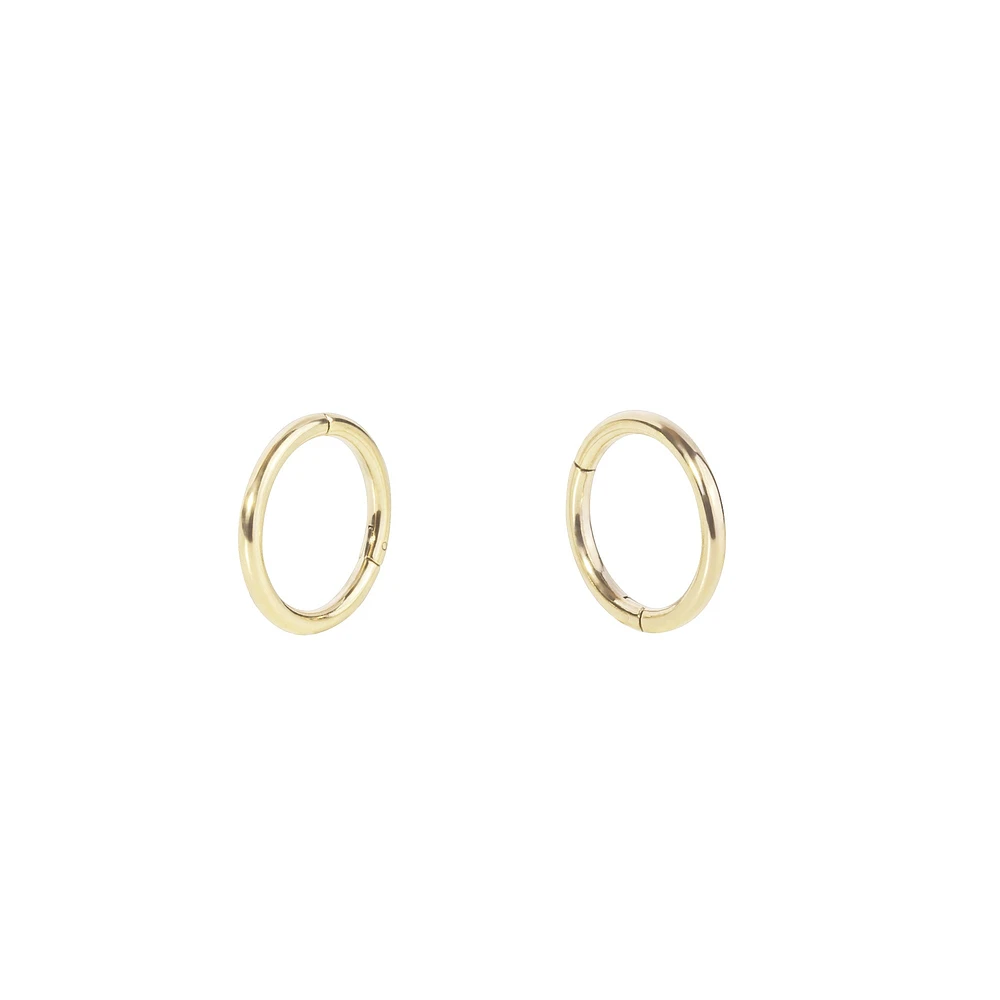 Svelto Infinite Hoop Earrings - 10 mm