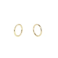 Svelto Infinite Hoop Earrings - 10 mm
