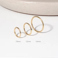 Svelto Infinite Hoop Earrings - 12 mm
