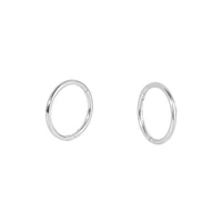 Svelto Infinite Hoop Earrings - 12 mm