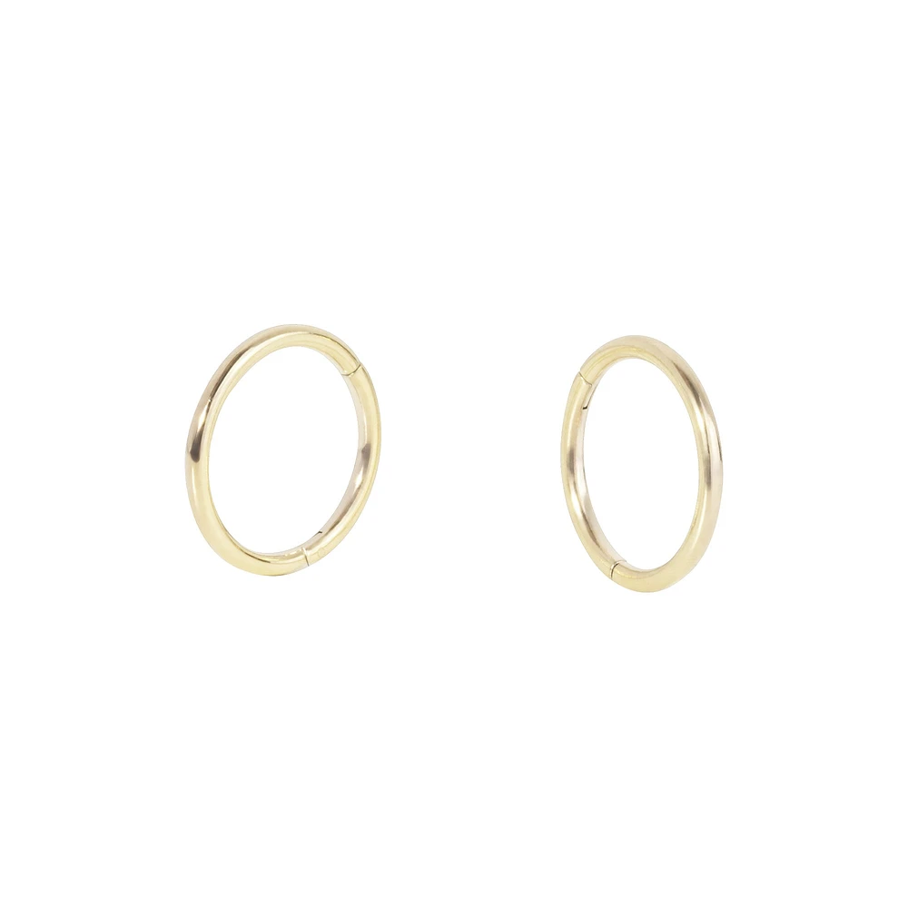 Svelto Infinite Hoop Earrings - 12 mm