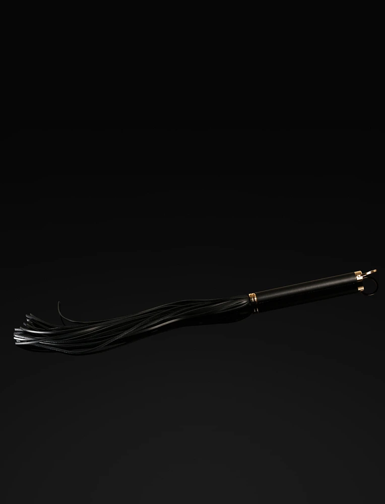 Fashion Fetish Black Leather Flogger
