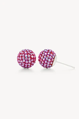 10mm Sparkle Ball Earrings