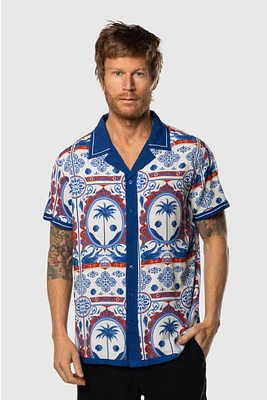 Blue Cordoba Vice Button Up Shirt