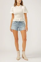 Boyfriend Mid Rise Shorts