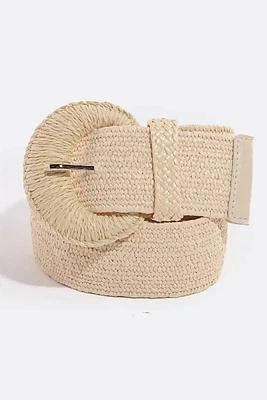 Braided Buckle Elastic Belt