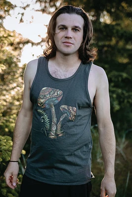 Colourful Retro Mushroom Tank