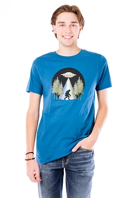 Colourful Sasquatch Abduction Tee