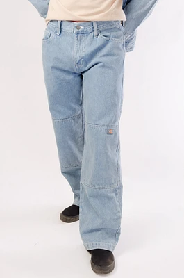 Double Knee Denim Pants