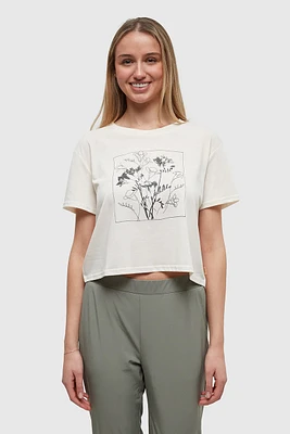 Floral Crop Tee