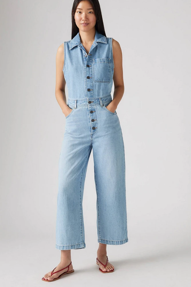 Lightweight Sleeveless Jumpsuit