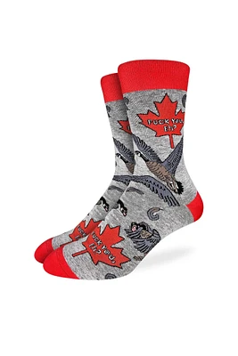 Mean Canada Goose Sock