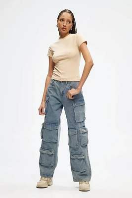 Multi Cargo Denim