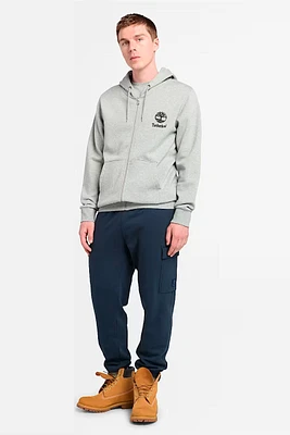 Print Stack Logo Full-Zip Hoodie
