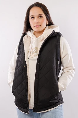 Quilted Sherpa Lined Vest