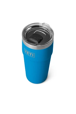 Rambler 20 oz Stackable Cup - Big Wave Blue