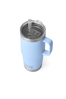 Rambler 25 oz Straw Mug - Big Sky Blue