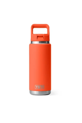 Rambler 26 oz Straw Bottle - Papaya