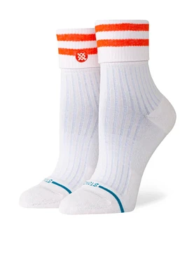 Roll Cuff Quarter Sock