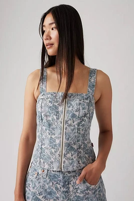Sculpted Bustier Top