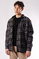Sherpa Lined Flannel Jacket