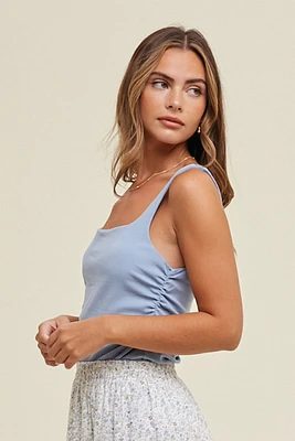 Side Ruched Tank
