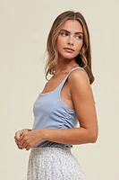 Side Ruched Tank