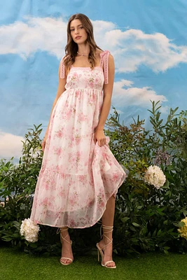 Spring Blossom Maxi Dress