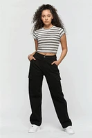 Straight Cut Cargo Pants