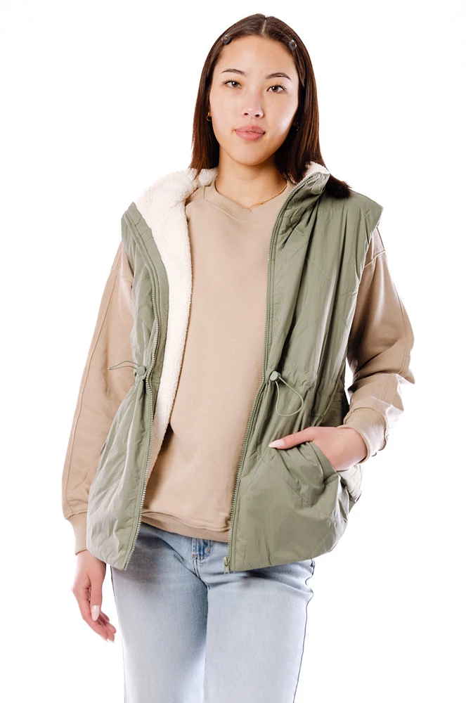 Tie Sherpa Vest