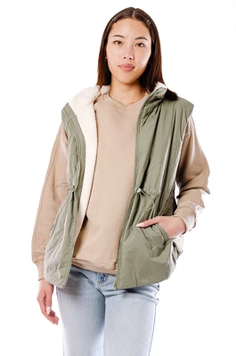 Tie Sherpa Vest