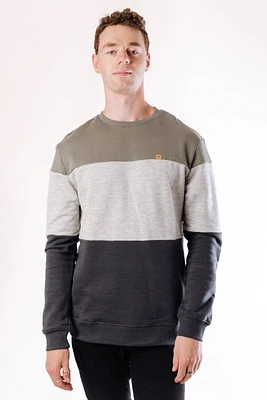 TreeFleece Blocked Classic Crew
