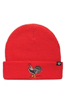 Unisex Ribbed Rooster Beanie