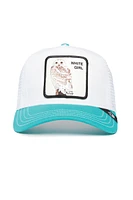 Unisex White Owl Trucker Hat