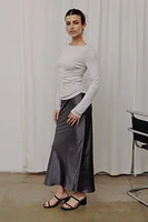 Valerie Satin Skirt