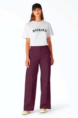 Wide Leg Work Pants