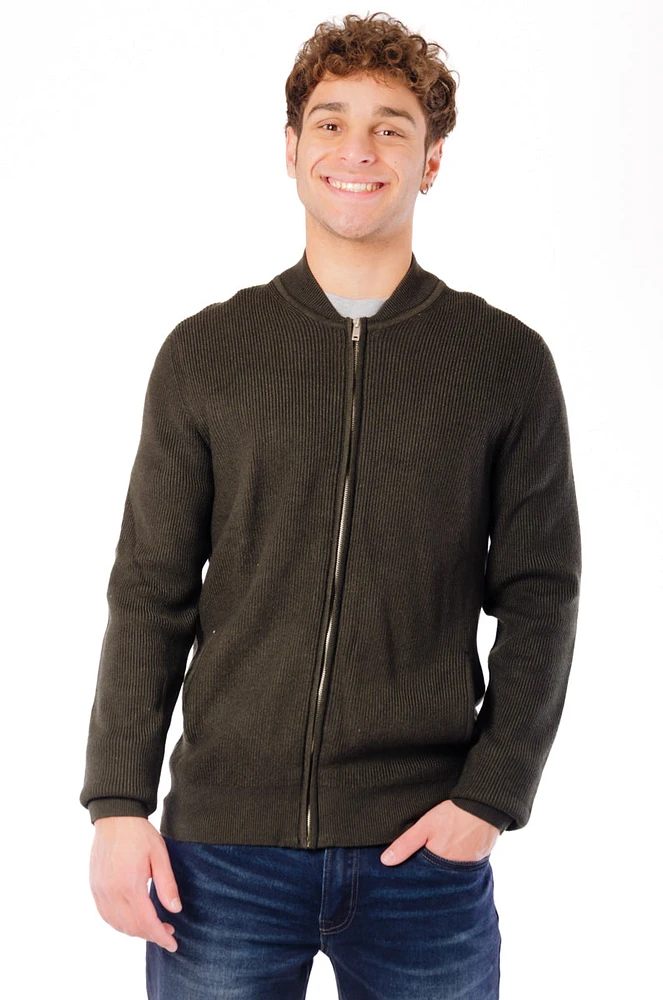 Zip Knit Cardigan